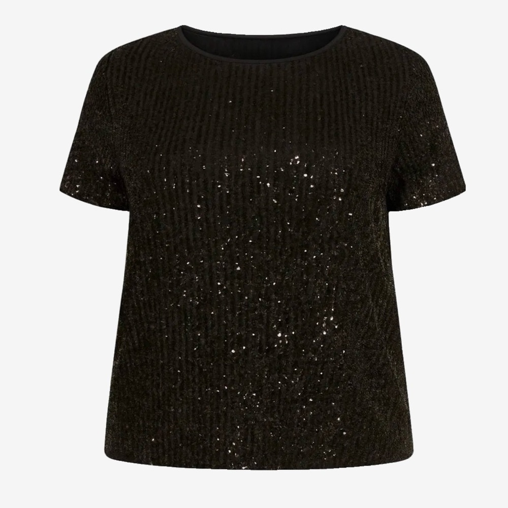 TORRID Abbey Short Sleeve Sequin Top - Size 0 | 0X | 12 ~ NWT